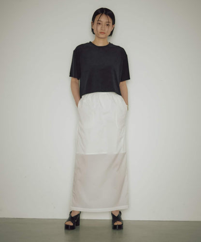 【自然風】透明尼龍緊身裙