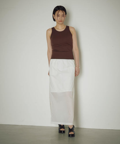 【自然風】透明尼龍緊身裙