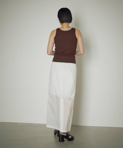 【自然風】透明尼龍緊身裙