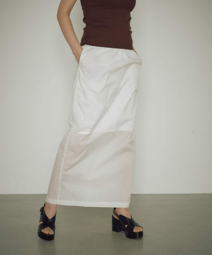 【自然風】透明尼龍緊身裙