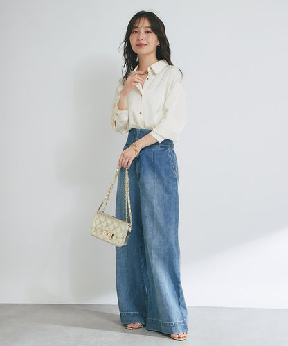 【美人顯瘦襯衫】輕瑩緞襯衫