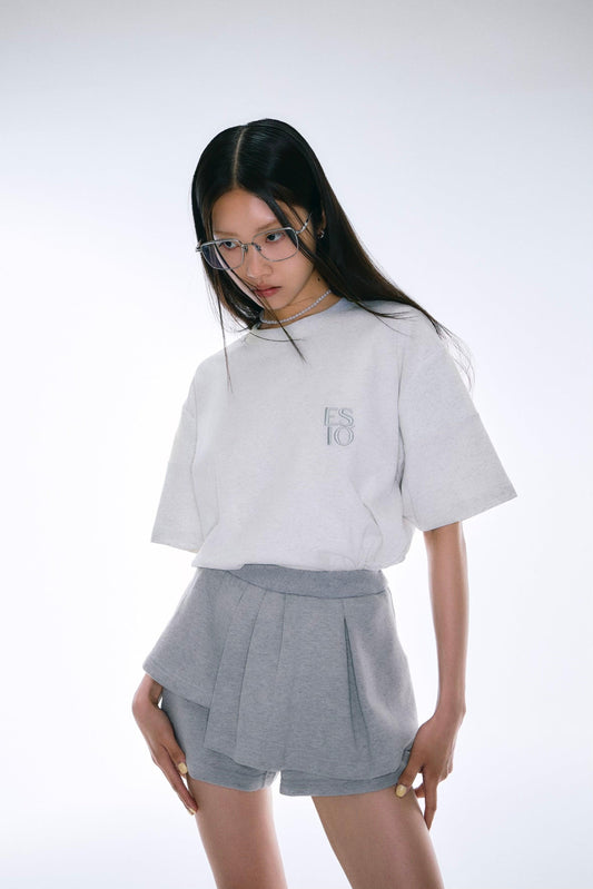 Emblem rib tee