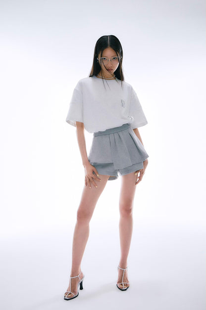 Emblem rib tee