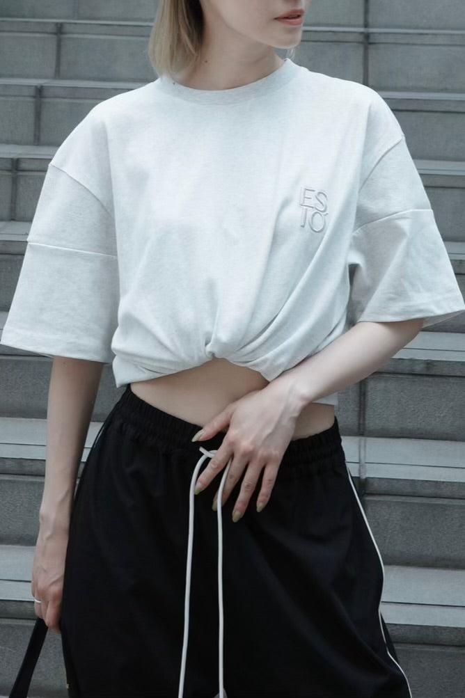 Emblem rib tee