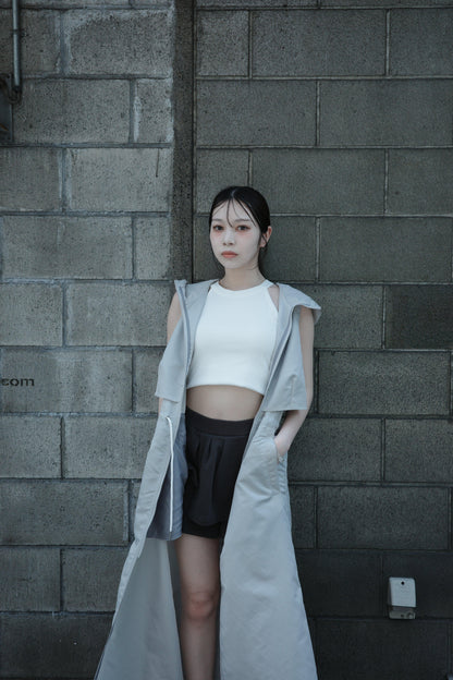 Nylon hoodie dress