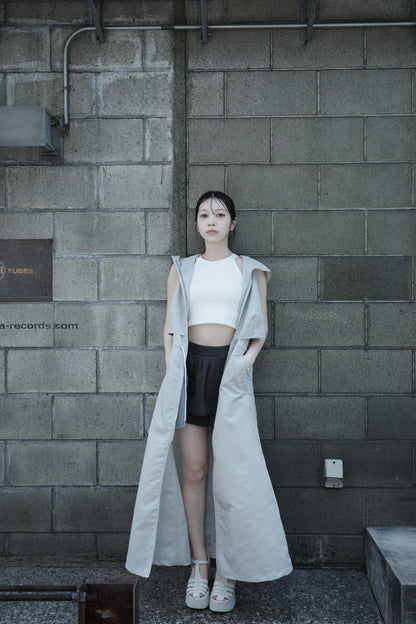 Nylon hoodie dress