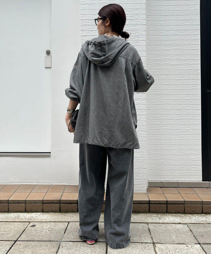 透明牛仔帽T恤