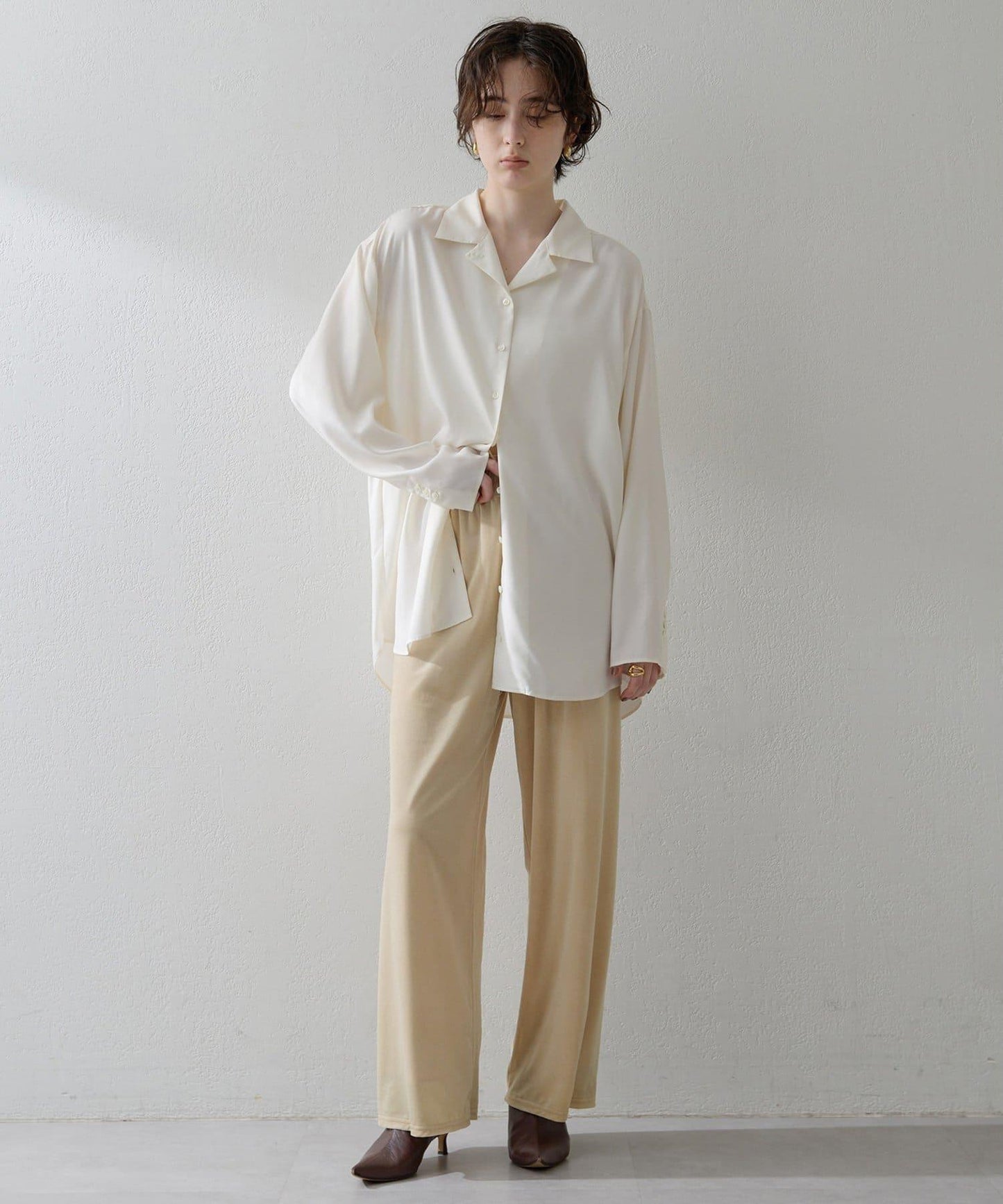 【THE PAUSE】纖維休閒襯衫