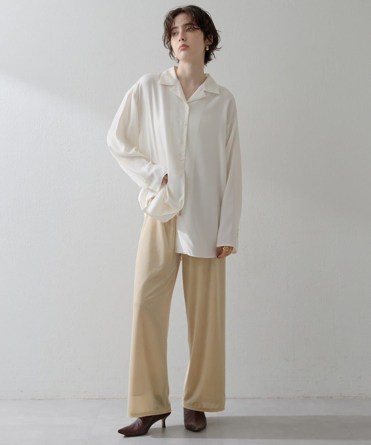 【THE PAUSE】纖維休閒襯衫