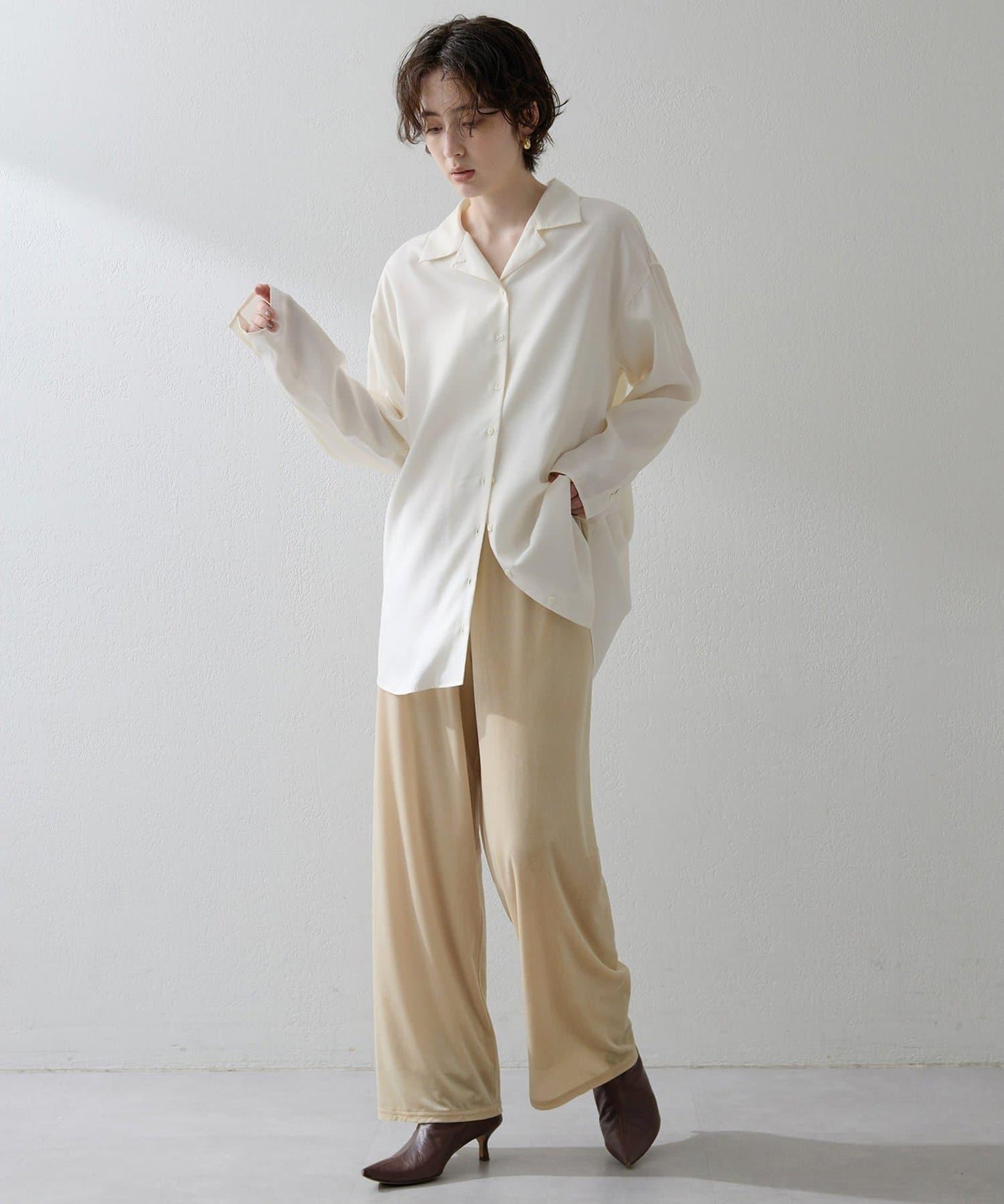 【THE PAUSE】纖維休閒襯衫