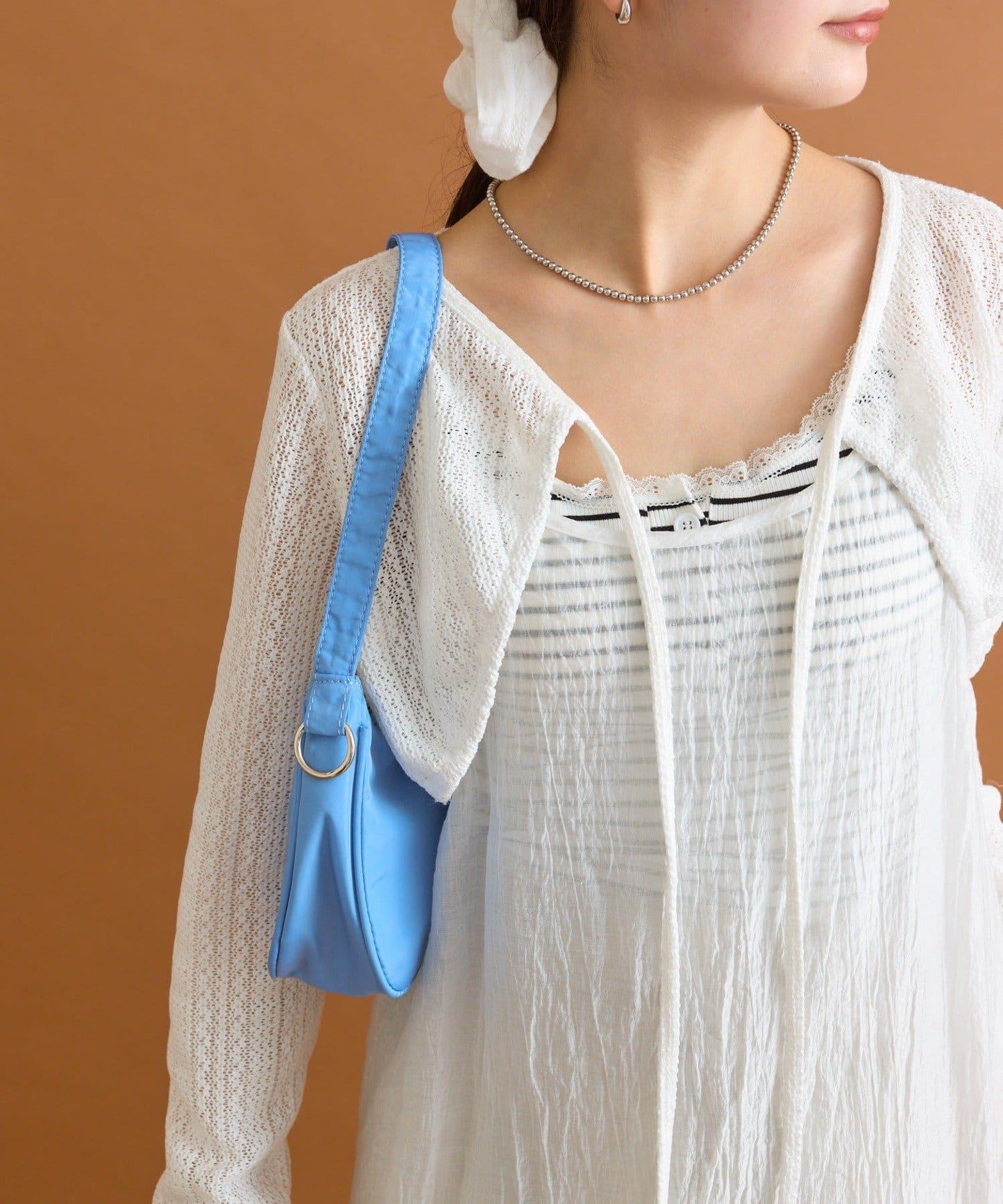 【mystic】透視吊帶連衣裙