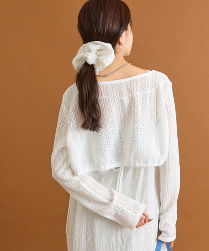 【mystic】透視吊帶連衣裙