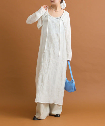 【mystic】透視吊帶連衣裙