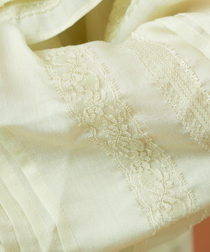 【mystic】荷葉邊肩部襯衫