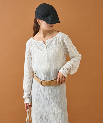 【mystic】透視吊帶連衣裙