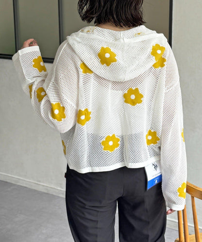 網眼花紋提花衛衣