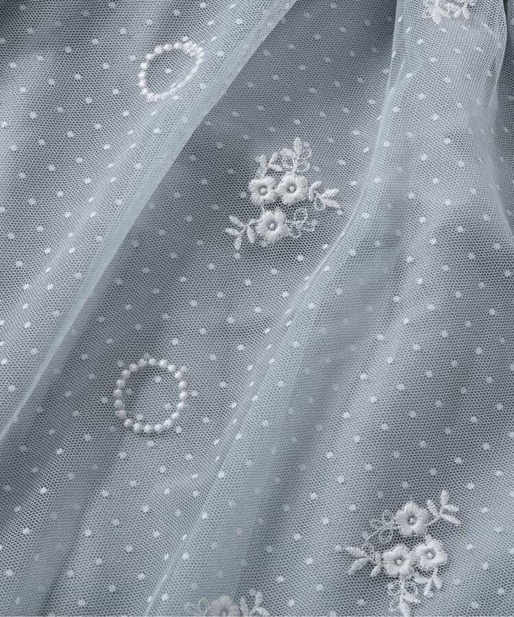【連衣裙】針織上衣和蕾絲刺繡連衣裙2件套裝