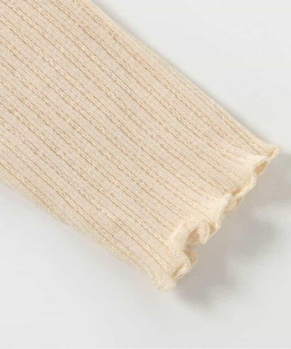 【連衣裙】針織上衣和蕾絲刺繡連衣裙2件套裝