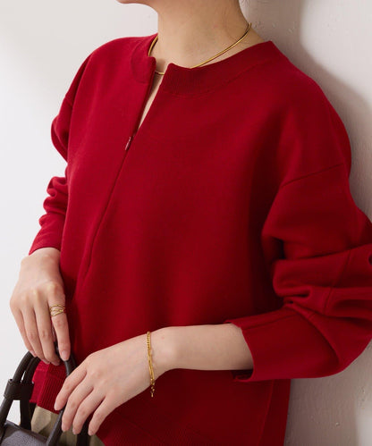 【人氣系列】仿羊毛圓下襬針織衫