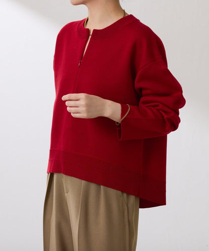 【人氣系列】仿羊毛圓下襬針織衫