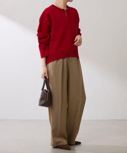 【人氣系列】仿羊毛圓下襬針織衫