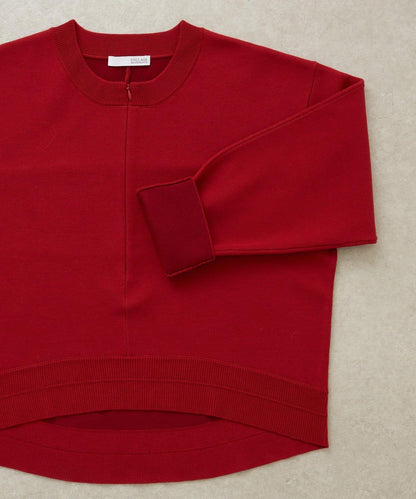 【人氣系列】仿羊毛圓下襬針織衫