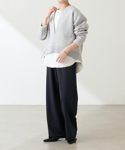 【人氣系列】仿羊毛圓下襬針織衫