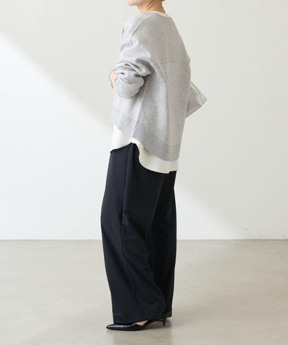 【人氣系列】仿羊毛圓下襬針織衫