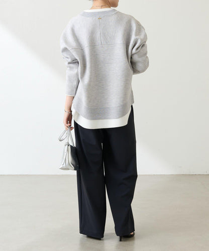 【人氣系列】仿羊毛圓下襬針織衫