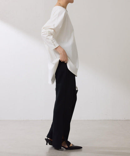 【冰感/彈性】袖釦圓領T恤