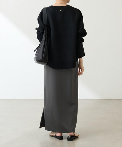 【人氣系列】仿羊毛圓下襬針織衫