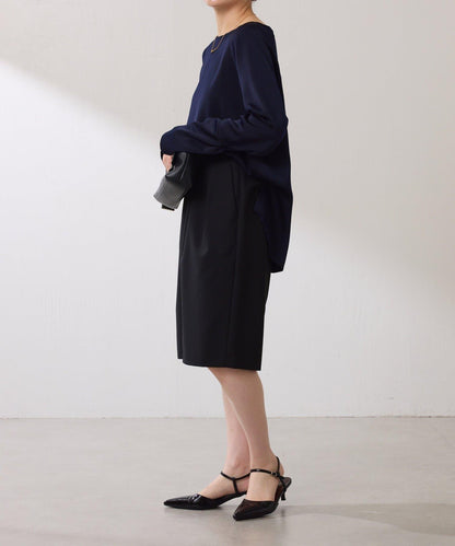 【搭配利器/分層單品】袖口喇叭緞面襯衫