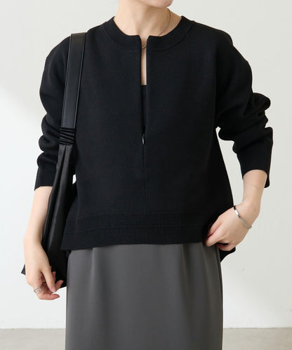 【人氣系列】仿羊毛圓下襬針織衫