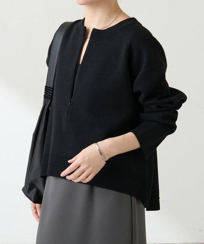 【人氣系列】仿羊毛圓下襬針織衫