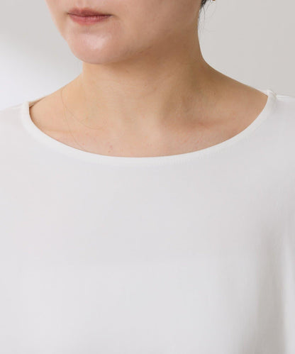 【冰感/彈性】袖釦圓領T恤