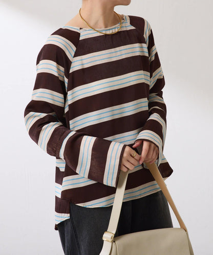 【搭配利器/分層單品】袖口喇叭緞面襯衫