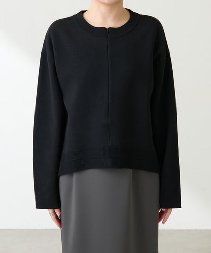 【人氣系列】仿羊毛圓下襬針織衫