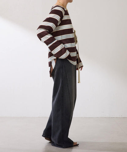 【搭配利器/分層單品】袖口喇叭緞面襯衫