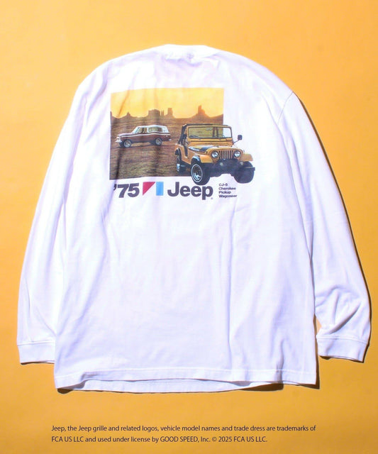 【GOOD ROCK SPEED】Jeep®後背印花長袖T恤