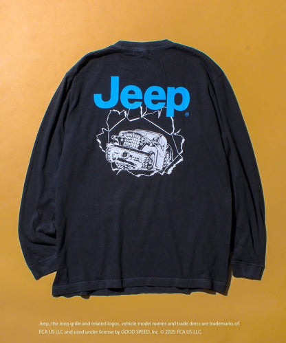【GOOD ROCK SPEED】Jeep®後背印花長袖T恤