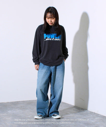 【GOOD ROCK SPEED】Jeep®後背印花長袖T恤