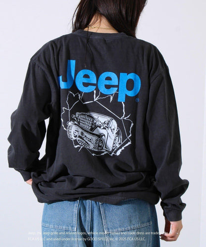 【GOOD ROCK SPEED】Jeep®後背印花長袖T恤