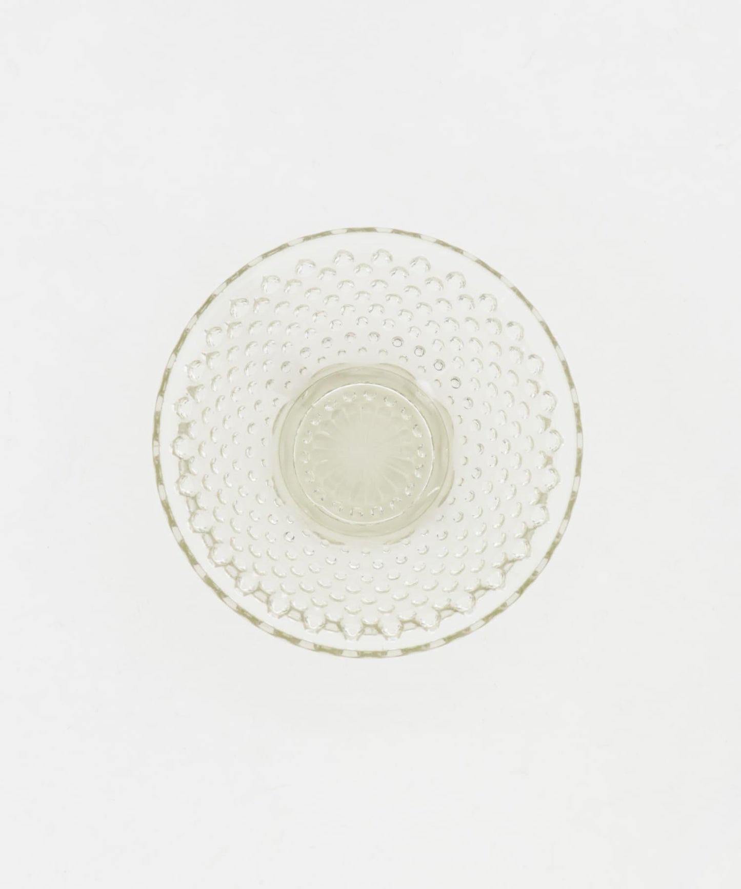 廣田硝子 雨滴紋小碗 琥珀色