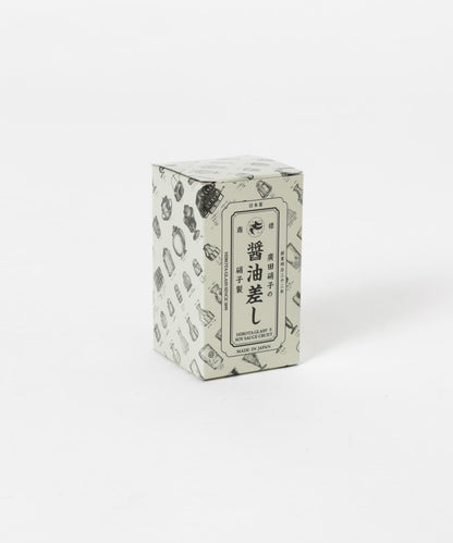 廣田硝子 復刻醬油壺 琥珀色 方形