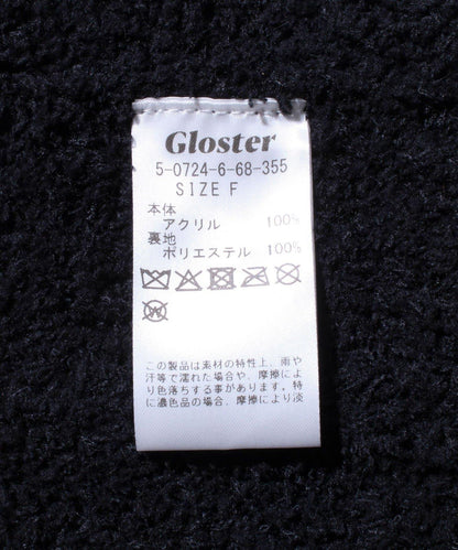【GLOSTER/格洛斯特】內襯羊毛領口針織帽