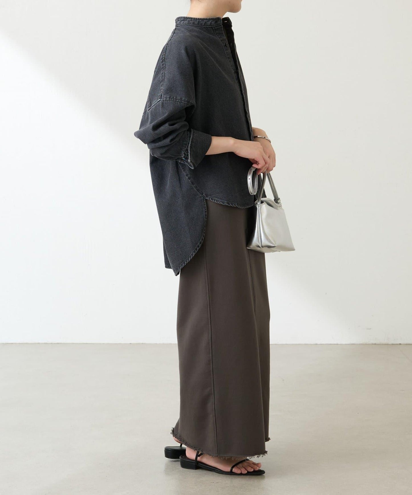 【楽ちんスカート◎】スウェットロゴスカート