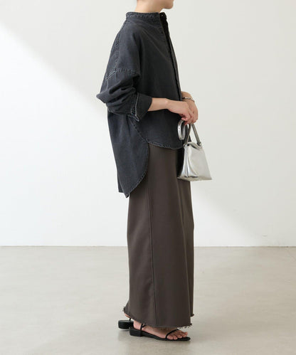 【楽ちんスカート◎】スウェットロゴスカート