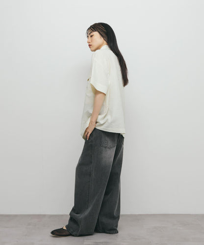 口袋設計寬鬆襯衫