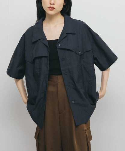 口袋設計寬鬆襯衫
