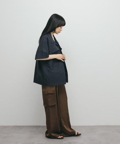 口袋設計寬鬆襯衫